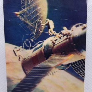 1981 Postkarte Rußland Raumschiff Raumschiff Raumschiff Raumschiff Raumrakete 3D-Postkarte 3D-Postkarte