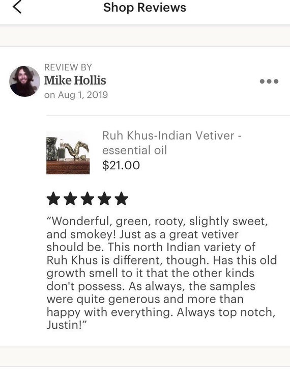 khus smell
