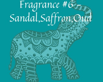 Parfum n° 6 : safran, bois de santal, oud, musc de cerf, ambre gris