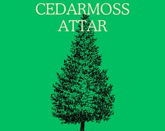 Civet Cognac Cedarmoss Attar - peru balsam-100% natural
