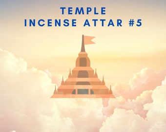 Temple Incense Attar #5 -sandalwood -oud-nag champa