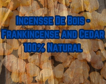 Encens de bois - Encens et cèdre - 100 % naturel