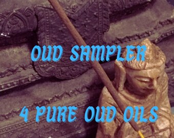 Pure Oud sample set - 4 different ouds-100% natural