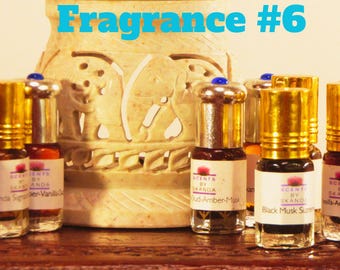 Fragancia n.º 6: azafrán, ámbar gris, oud e ylang-ylang.