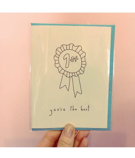 You're The Best! card