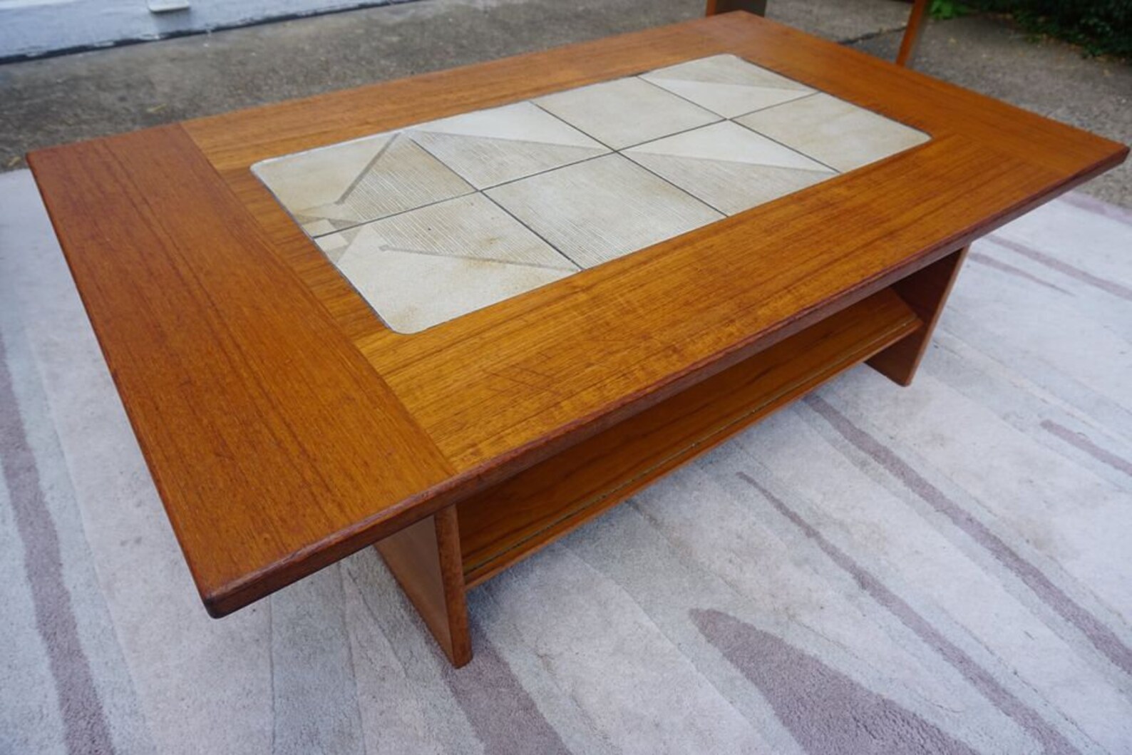 Vintage Danish Modern Gangso Mobler Teak Tile Coffee Table/End Etsy