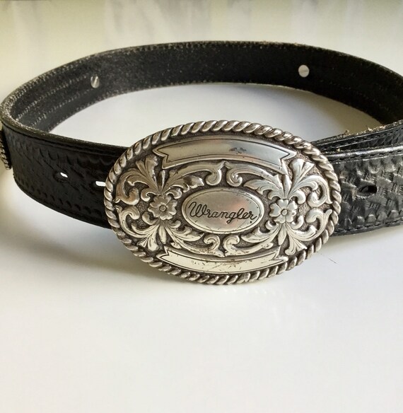 wrangler cowboy belt