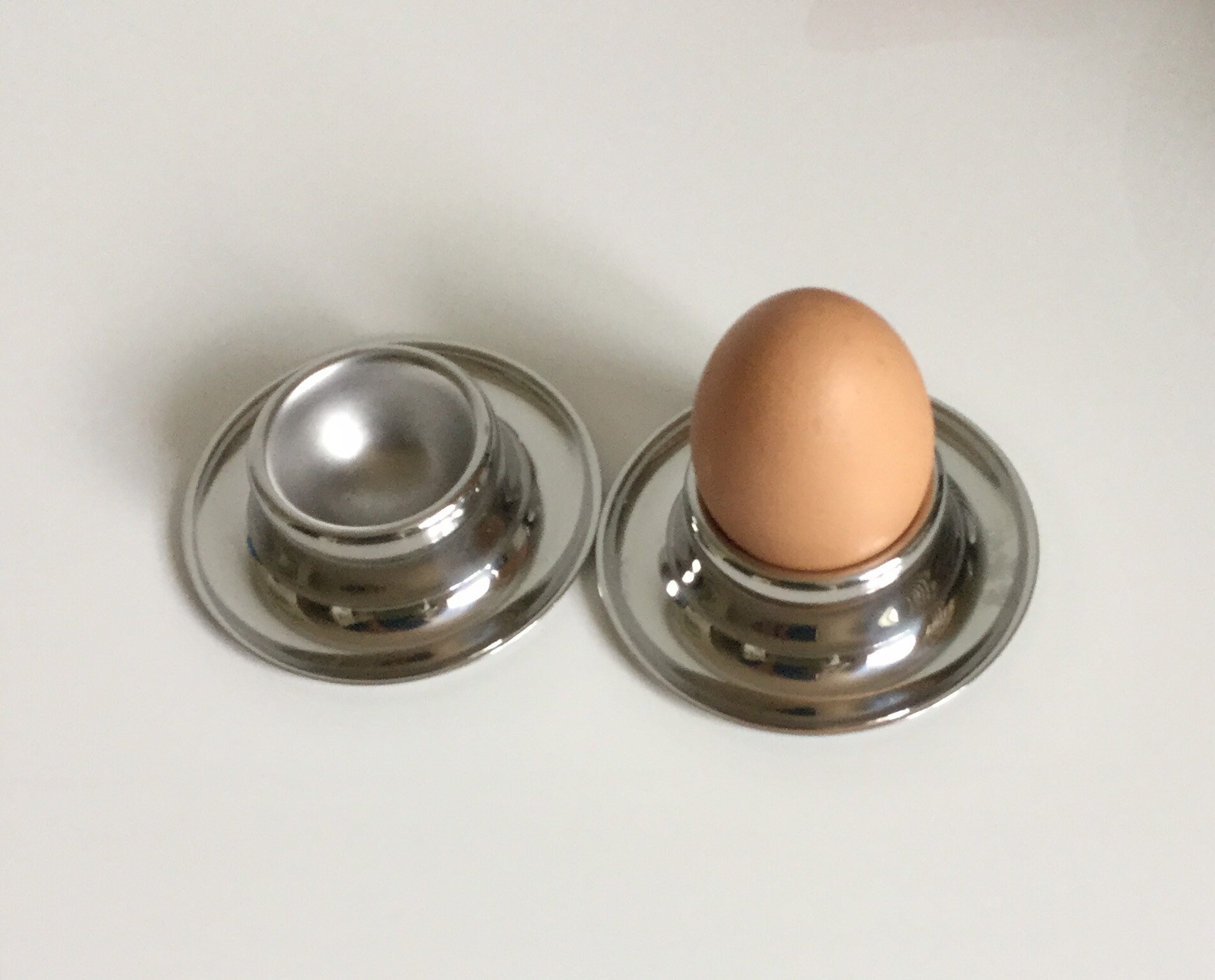 WMF Germany Egg Cup Set Cromargan Stainless Steel Kitchenware Etsy
