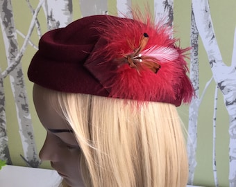 Vintage Adolfo II Bollman Brimmed Felt Wool Hat - Etsy display picture 2