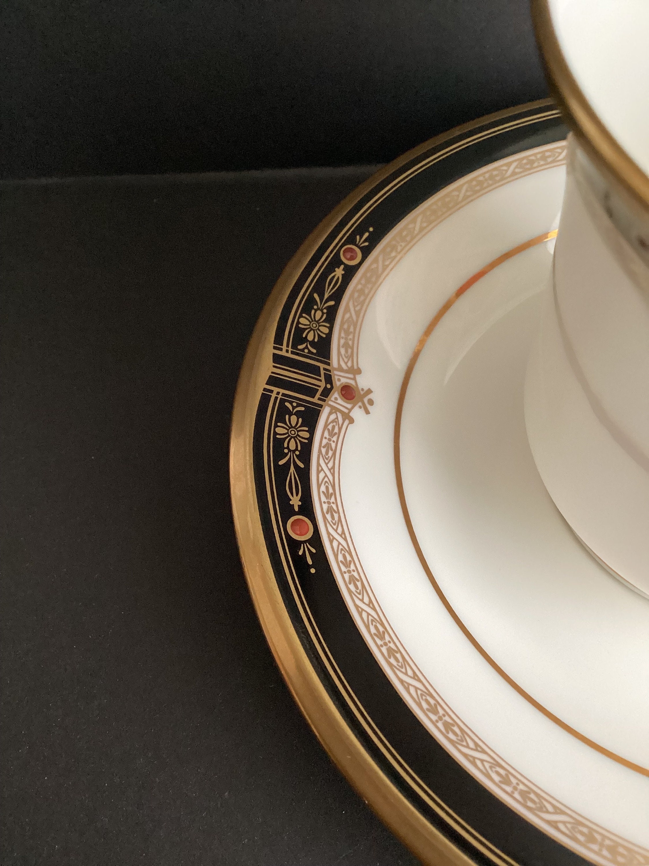 Vintage Noritake Cup & Saucer “gold and Sable” 9758 MINT - Etsy