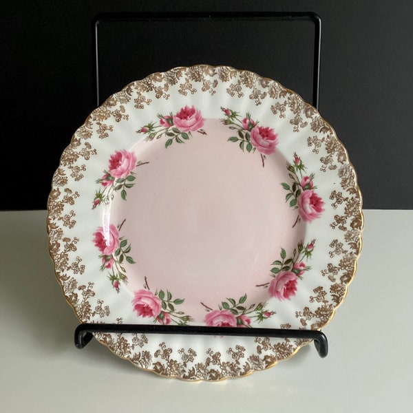 Royal Albert Bridesmaid Dessert Plate Side Dish Pink Roses