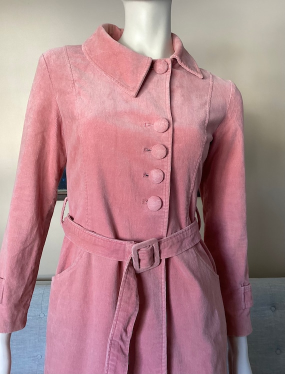 Coral pink coat deals