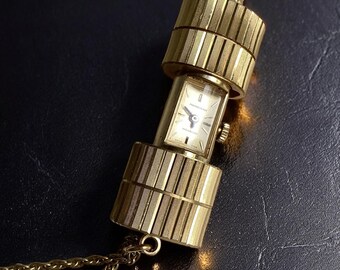 Vintage Bucherer Swiss Made Peek a Boo or Slide Watch with 30 inc  Necklace Bucherer | Accessories | Vintage Bucherer Swiss Made Peek A  main image 3