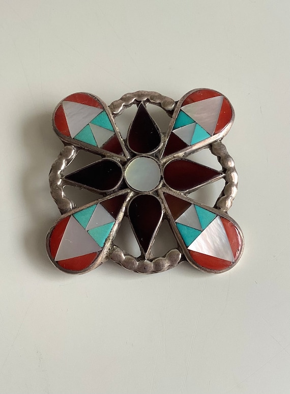 Important Zeno Edaakie Turquoise Coral Vintage Native American Jewelry Zuni Sterling Silver Ring Old Important Zeno Edaakie Turquoise Coral Vintage Native American Jewelry Zuni Sterling Silver Ring Old