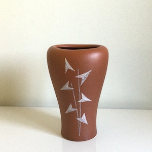 Vintage Zenith GOUDA Pottery Vase with Decoration