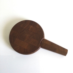 MCM DANSK Teak Lollipop Cheeseboard with Knife Denmark Quistgaard