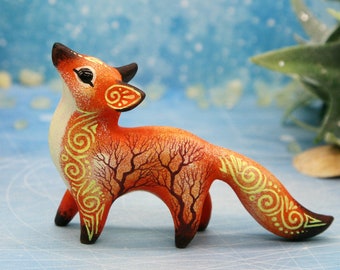 pics Fox Cute Clay Animals etsy