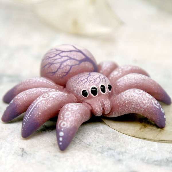 Spider Tarantula Figurine Animal Sculpture Halloween decor polymer clay figures, polymer clay animal, clay animal