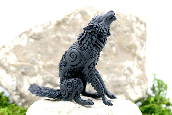 wolf figurine
