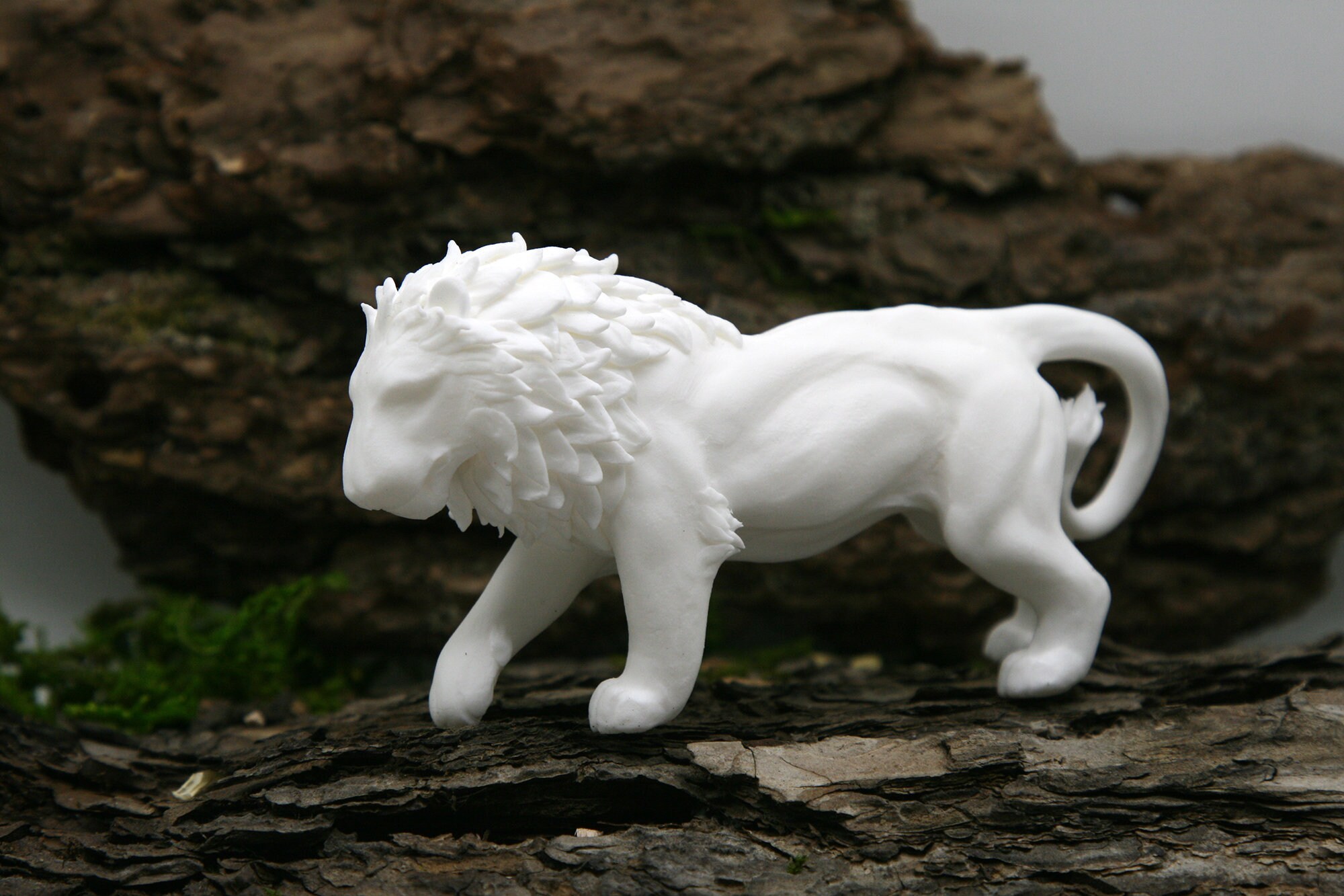 PREORDER White Lion Statue Etsy