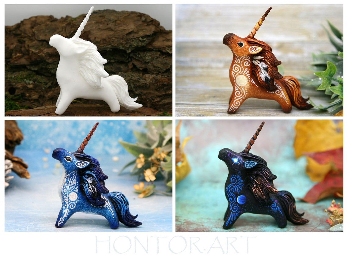 PREORDER Unicorn Ready To Paint Figurine Etsy