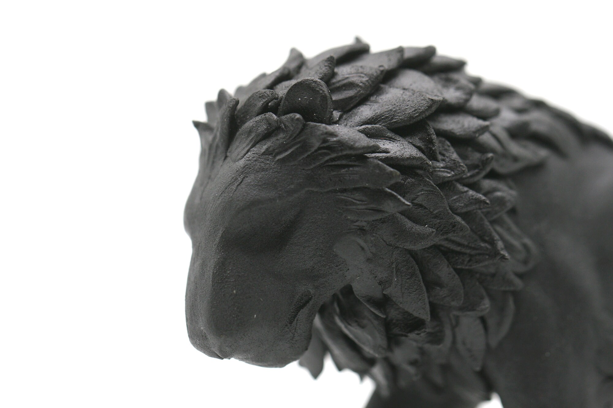 Delivery time extended Black Lion Statue Etsy