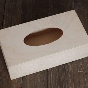 Tissue box, very good quality wood, wooden box for the tissues image 4