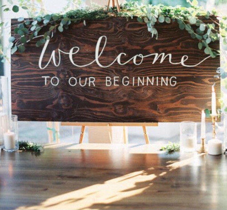 Wedding Board With Personalised Wording 50 X 62 Cm 19 Etsy