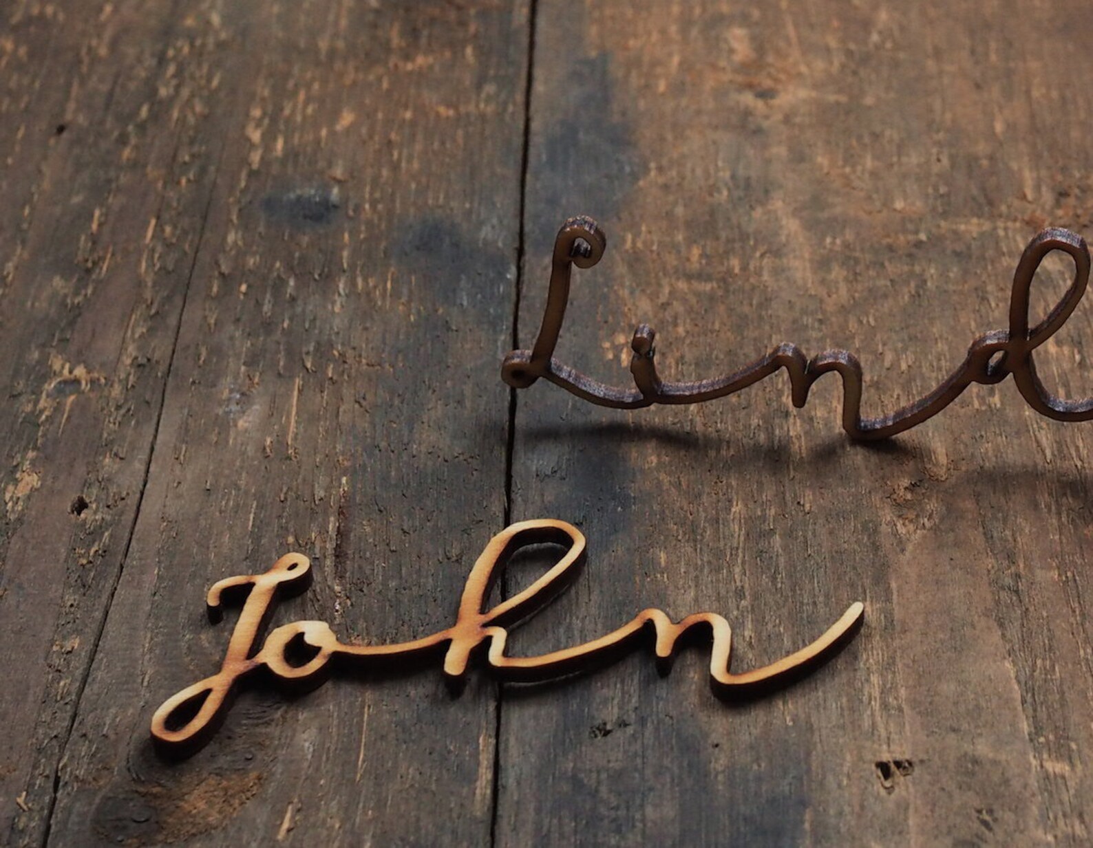 PERSONALISED Wedding Table Setting Names Table Setting Name Etsy UK