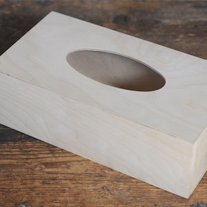 Tissue box, very good quality wood, wooden box for the tissues image 6