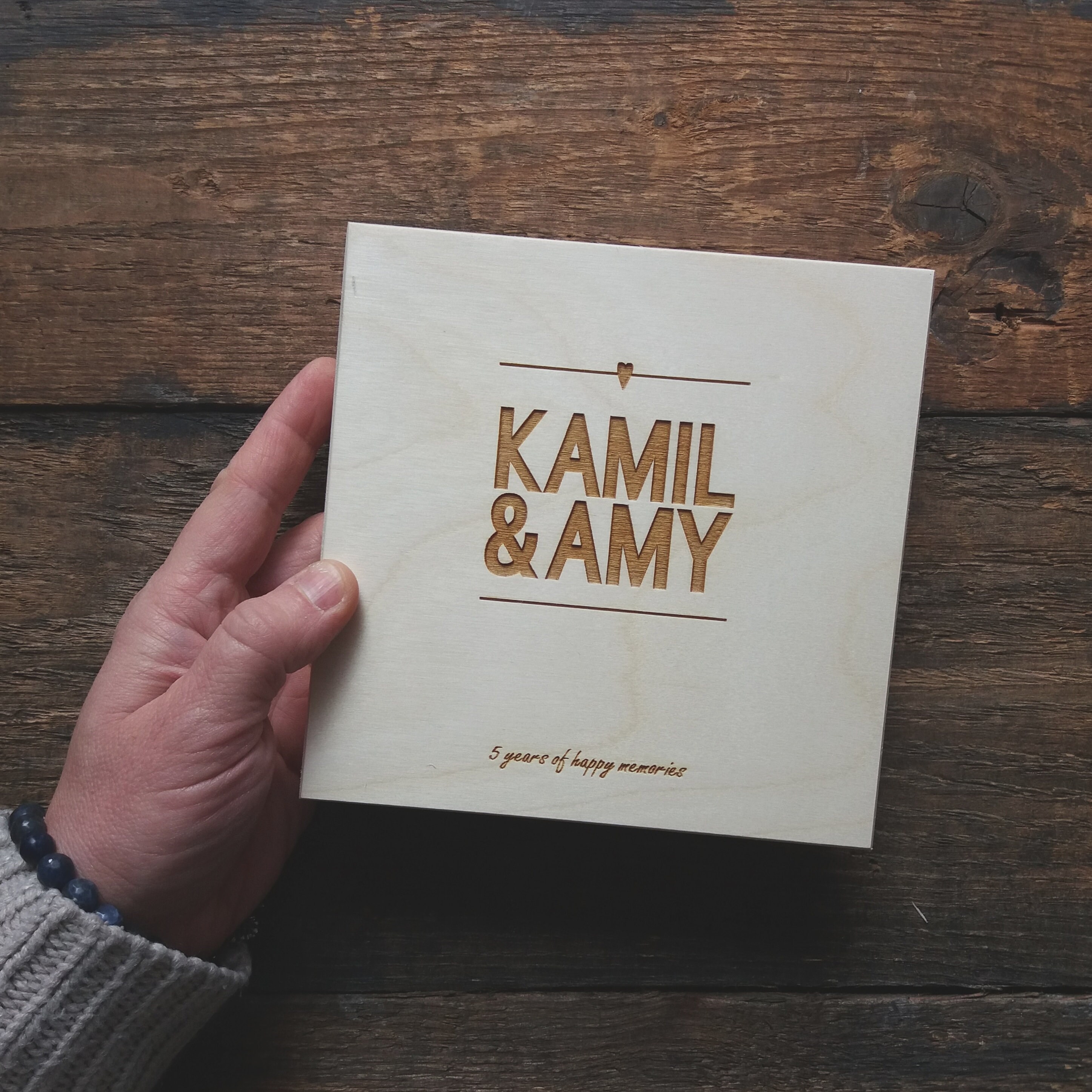 CD Hülle 'single' oder 'double', Hochzeitsbox, Holzbox, Erinnerungsbox, CD Hülle, CD Box, Fotoverpackung, Logo oder Text graviert