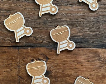 Wooden Grill Gift Tag – Natural Birch Plywood Gift Tag for Fathers Day