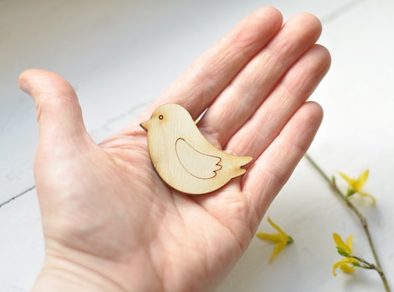 AMOYER 20pcs Taglio del Legno Scrapbooking Unfinished Pace
