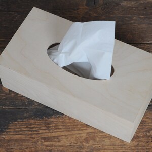 Tissue box, very good quality wood, wooden box for the tissues image 2