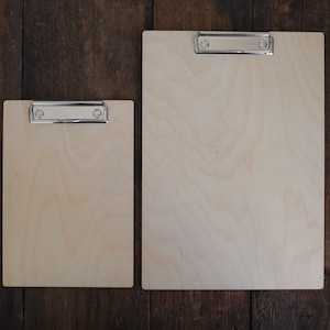 klembord - A4 of A5, klembordstandaard, bord met clip, houten klembord, houten, natuurlijk hout, klembordfotografie, menuklembord