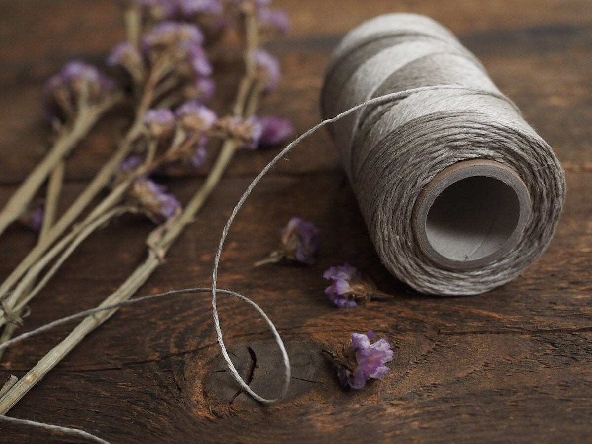 Spool of Twine String Natural Twine Thread Tag Thread Etsy