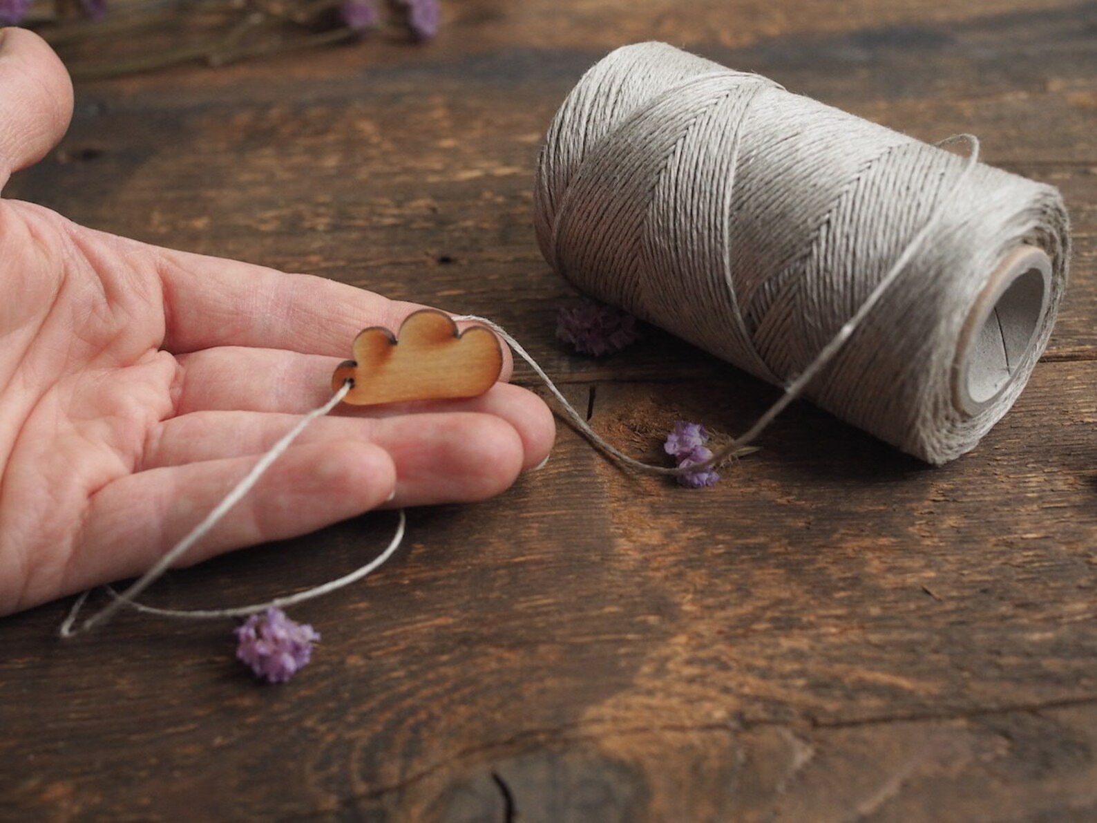 Spool of Twine String Natural Twine Thread Tag Thread Etsy