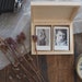INSTAX mini box - engraved and painted or blank - photo box for 54mm x 86mm prints with two compartments