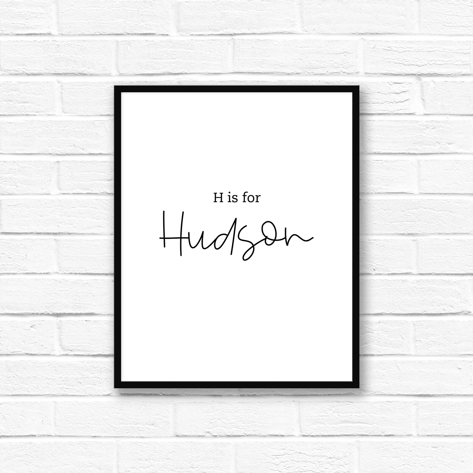 Custom Name Wall Art / Nursery Wall Art / Personalized Name Etsy