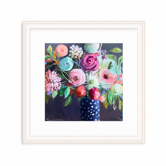 Floral Abstract Art Floral Art Print Abstract Floral - Etsy