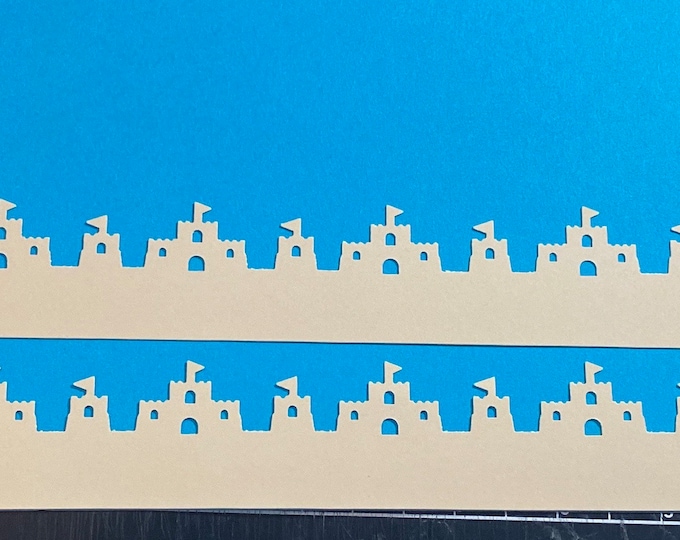 Creative Memories Sandcastles Border Scrapbooking Die Cut Dimensional ...