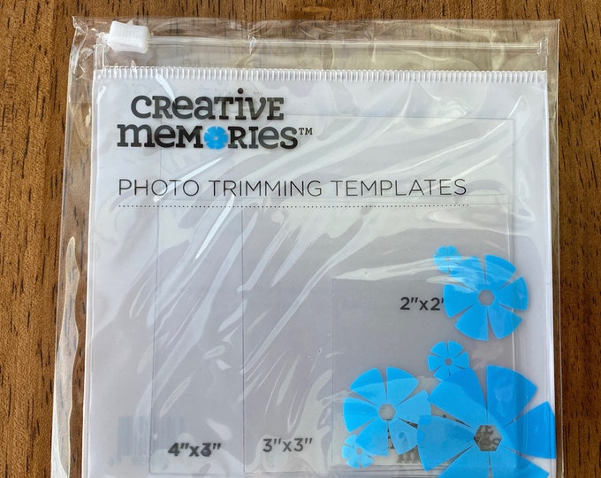 Creative Memories Photo Trimming Templates New Etsy