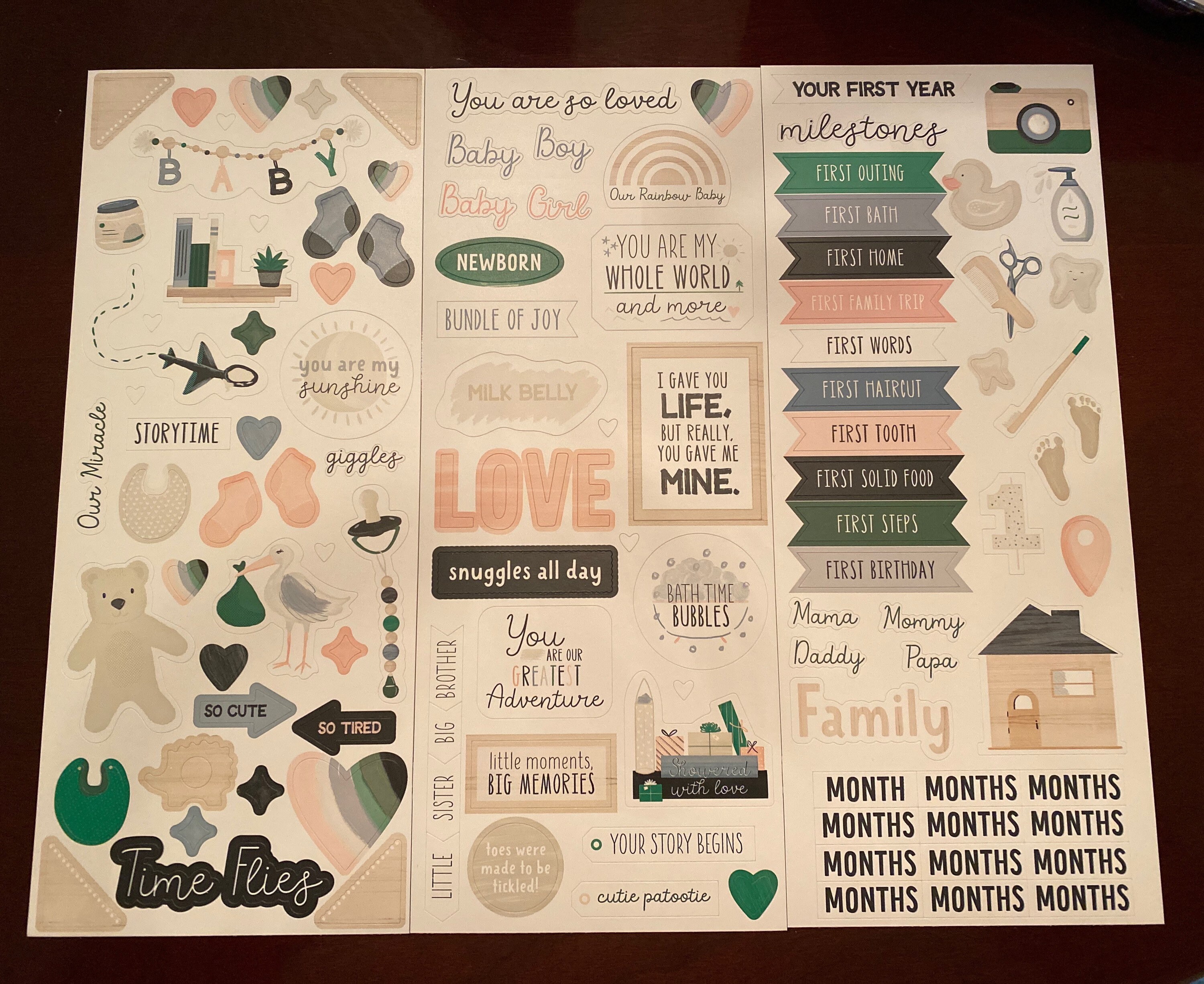 Baby Stickers For Scrapbooking: Lullaby Lane - Creative Memories