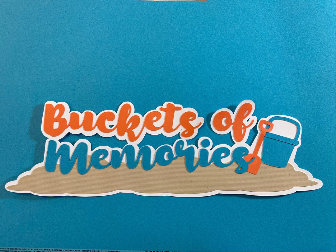 Beach Memories Scrapbooking Die Cut Embellishment - Etsy