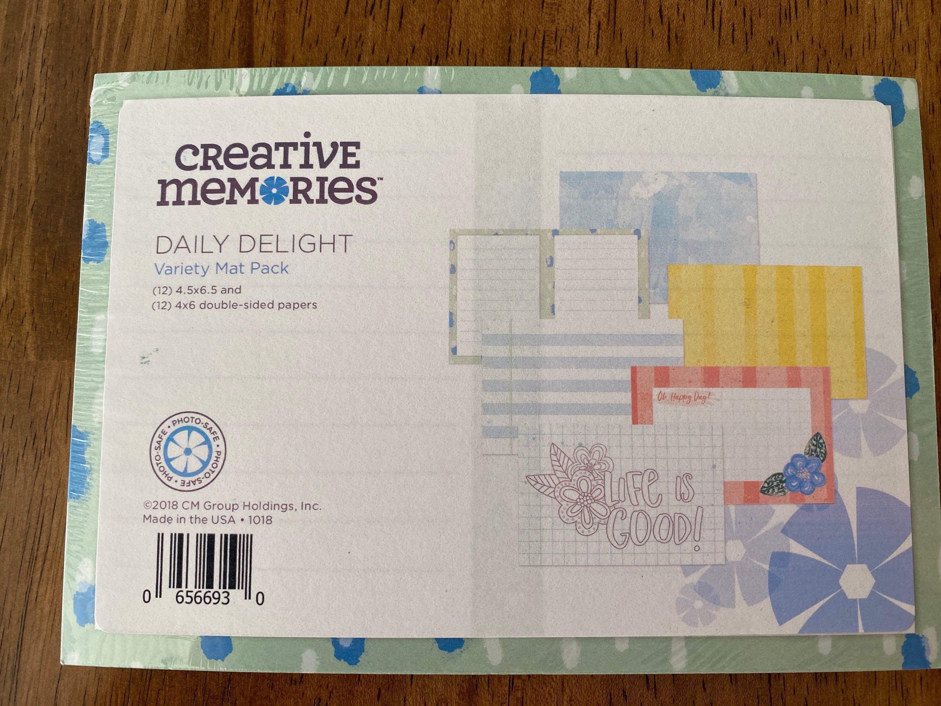 Extensively Butcher Predecessor Retired Creative Memories Daily Delight Variety Mat Pack - Etsy India