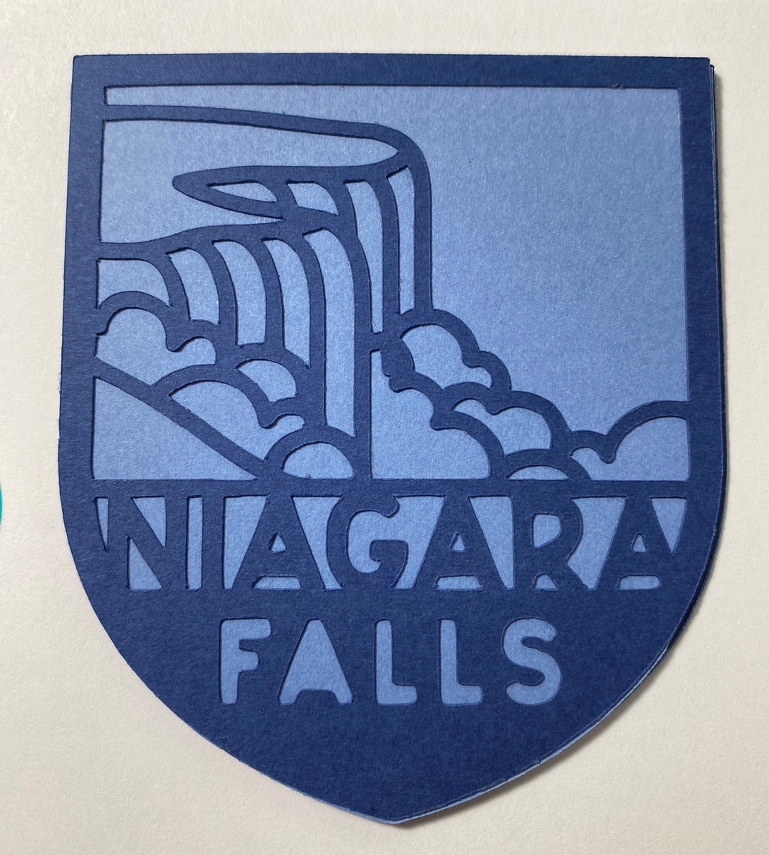 Niagara Falls Vacation Scrapbooking Die Cut Embellishment - Etsy