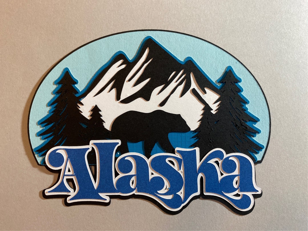 Alaska Layered Scrapbooking Die Cut Dimensional Embellishment - Etsy