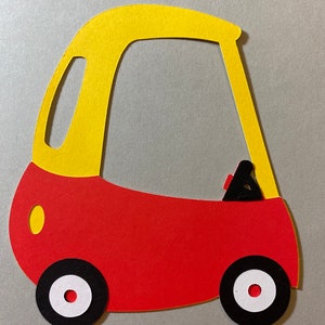 Children&#39;s Cozy Coupe Car Die Cut Scrapbooking