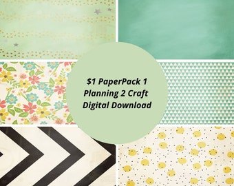 Scrapbook Paper Set 1|Dollar Pack|Summer Themes|Ephemera|Planner|Embellishments|Junk Journal|Craft Supplies|Art Supplies|DIY|Collage