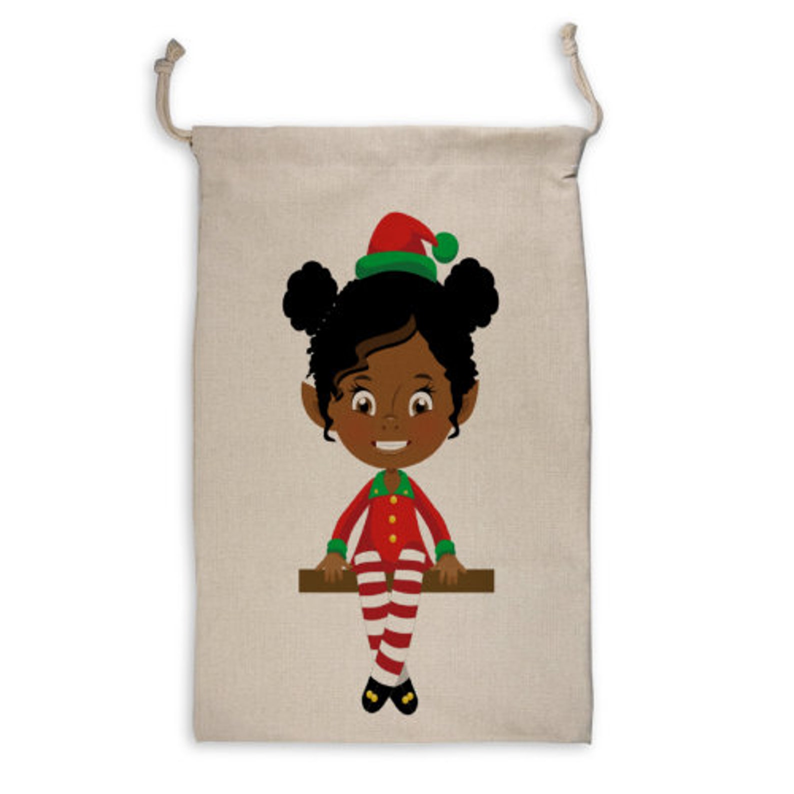 African American Elf on a Shelf Gift BagBoy Girl ElvesBlack Etsy